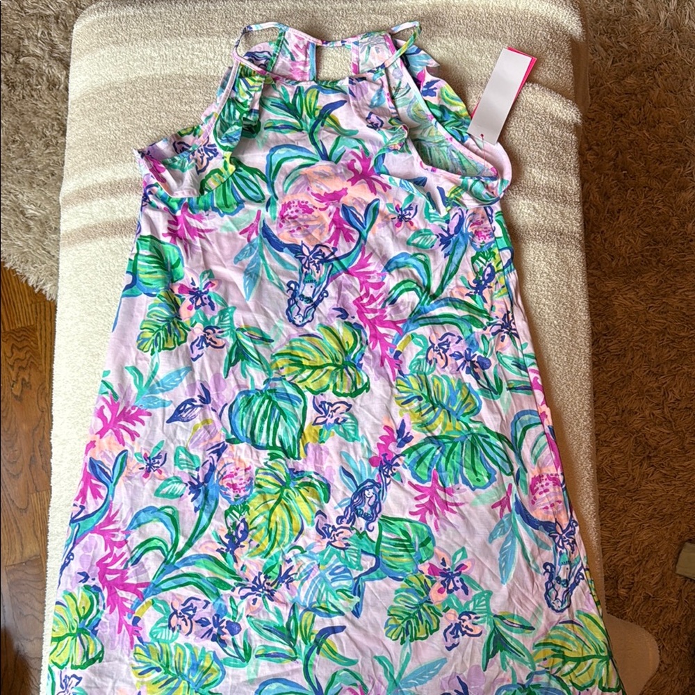 Lilly Pulitzer Multicolor Tropical Print Fabric